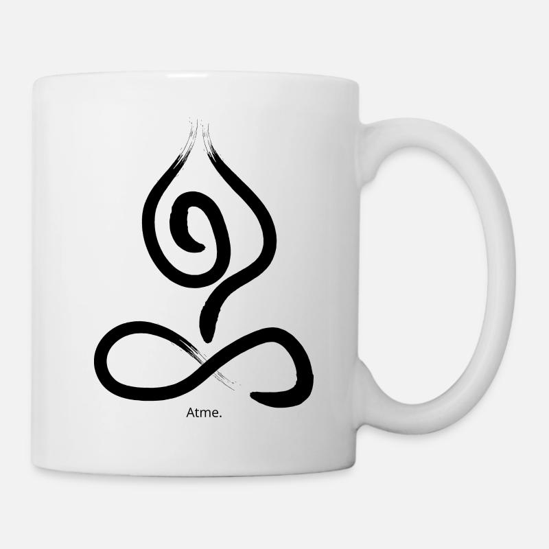 BREATHE YOGA - Mug - white