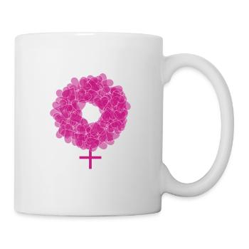Symbole féministe - Mug blanc - blanc - Droite