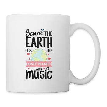 Save the Earth - Tasse - Weiß - Rechts