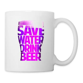 BEER - Tasse - Weiß - Rechts