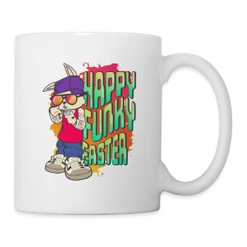 Funky Easter - Mug blanc - blanc - Droite