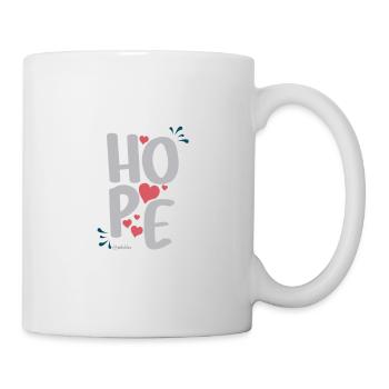 Hope - Tasse - Weiß - Rechts