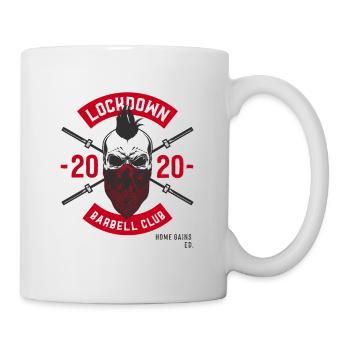 Lockdown Barbell Club - Mug blanc - blanc - Droite