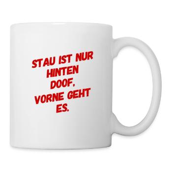 Stau Jacke - Tasse - Weiß - Rechts