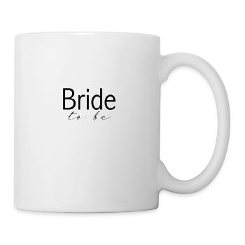 bride: bride to be - Mug - white - Right