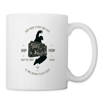 T-shirt dance Hip Hop old school gift offer - Mug - white - Right
