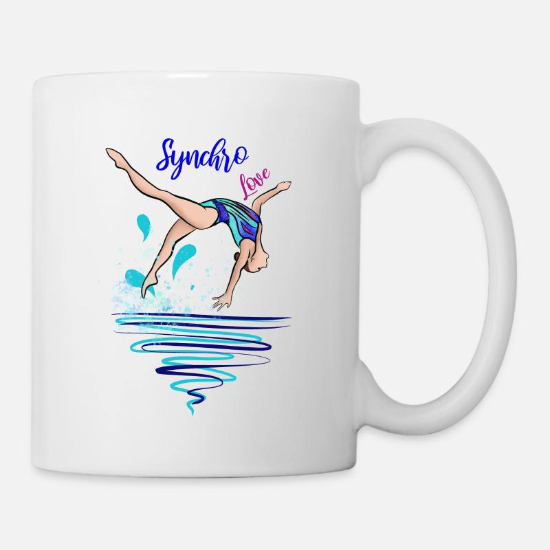 Amour synchro - Mug blanc - blanc