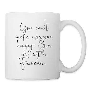 Frenchie disant - Mug blanc - blanc - Droite