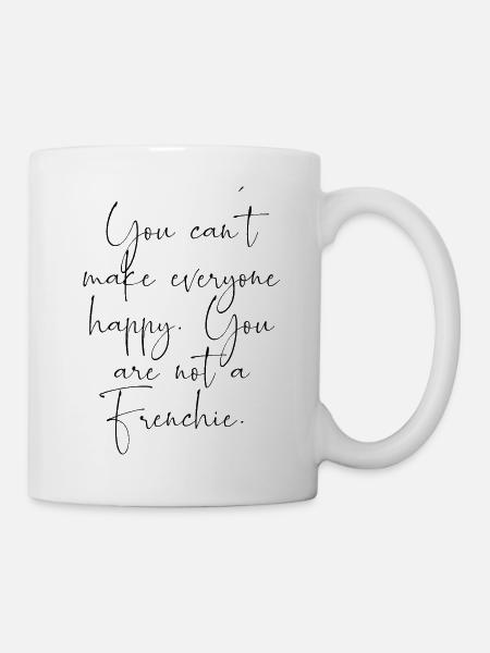 Frenchie saying - Mug - white