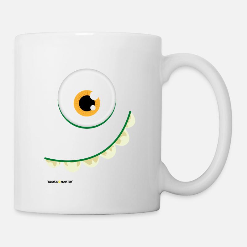 cheerful monster - Mug - white