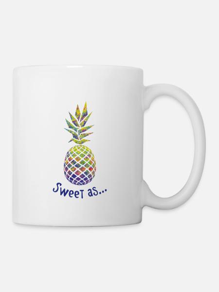 Doux comme ananas - Mug blanc - blanc