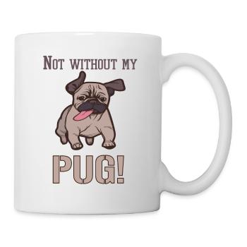 Cadeau de pug PUG - Mug blanc - blanc - Droite