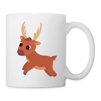 Cute reindeer - Mug - white - Right