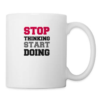 sprüche, lustige sprüche, lustige, humor, spruch, - Tasse - Weiß - Rechts