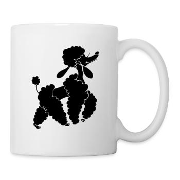 caniche - Mug blanc - blanc - Droite