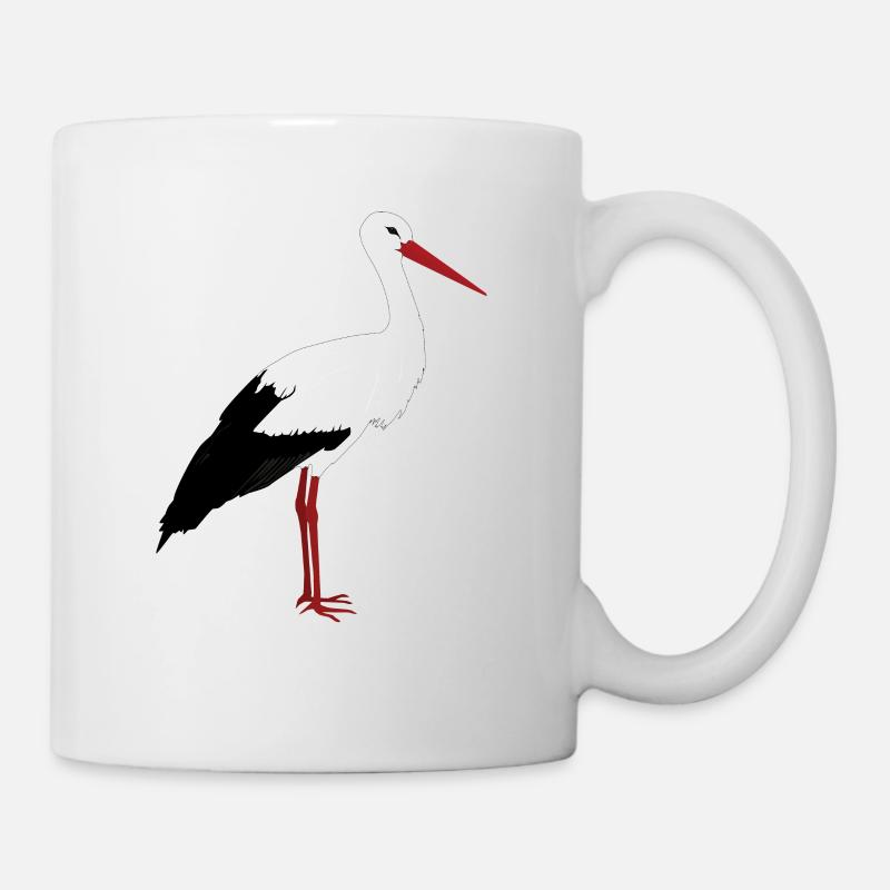 Stands de cigogne - Mug blanc - blanc