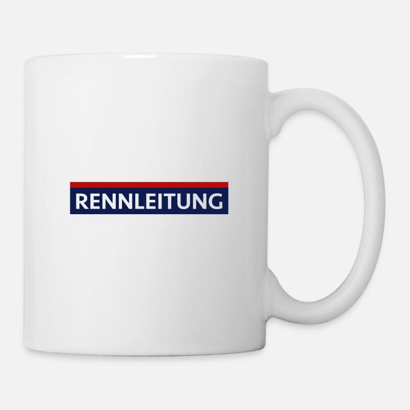 Rennleitung - Tasse - Weiß