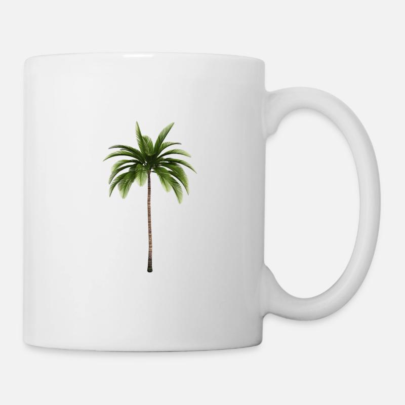 palmier - Mug blanc - blanc