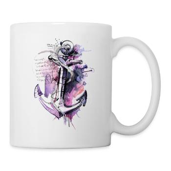 Pink Anchor - Tasse - Weiß - Rechts