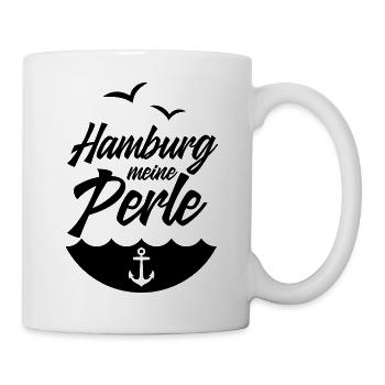 HAMBURG PERLE MEINE - Tasse - Weiß - Rechts