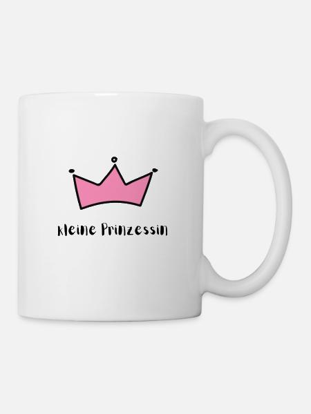 Prinzessin kleine prinzessin Mädchen Krone - Tasse - Weiß