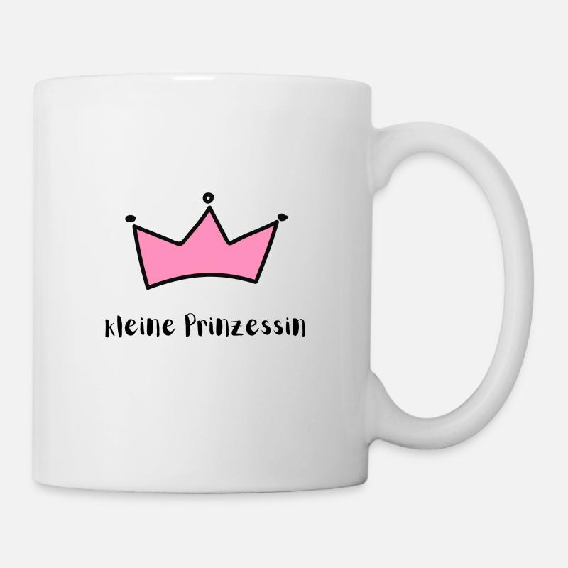 Prinzessin kleine prinzessin Mädchen Krone - Tasse - Weiß