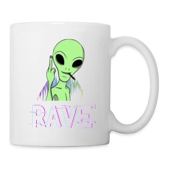 Rave - Tasse - Weiß - Rechts