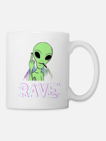 rave - Mug - white