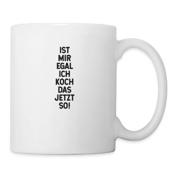 kochen koch essen geschenkidee küche restaurant - Tasse - Weiß - Rechts