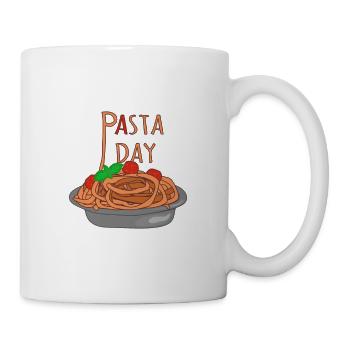 Journée des pâtes - Mug blanc - blanc - Droite