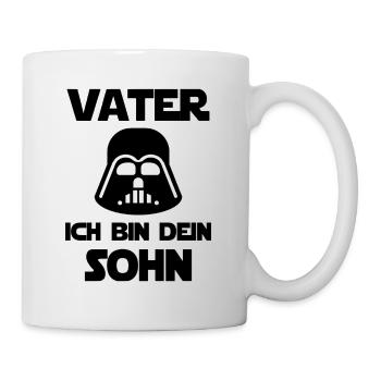 VATER ICH BIN DEIN SOHN - Tasse - Weiß - Rechts