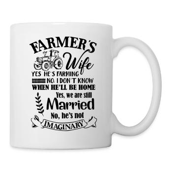 Farmers Wife - Tasse - Weiß - Rechts
