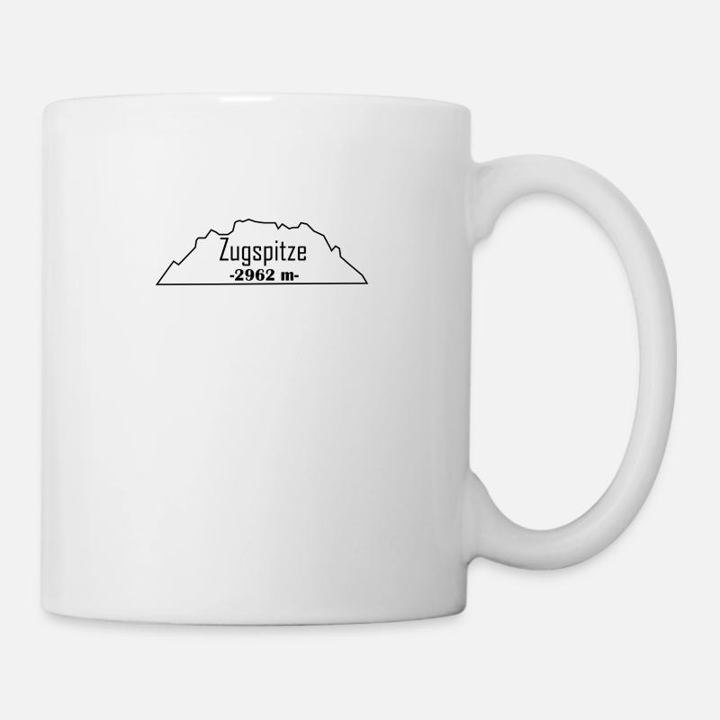 zugspitze - Tasse - Weiß