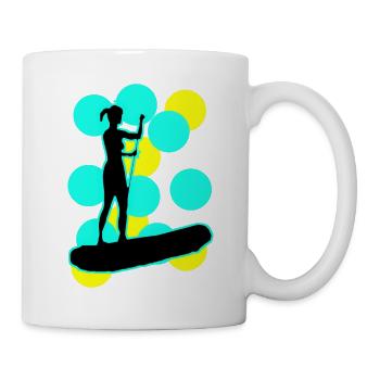 sup woman - Tasse - Weiß - Rechts