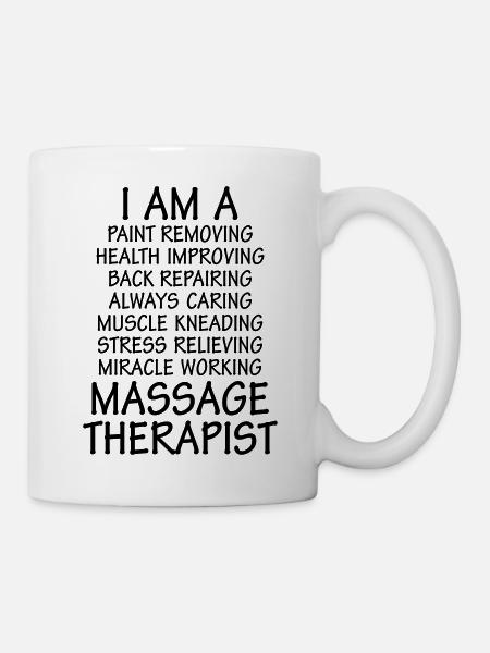 Emploi de massothérapeute - Mug blanc - blanc