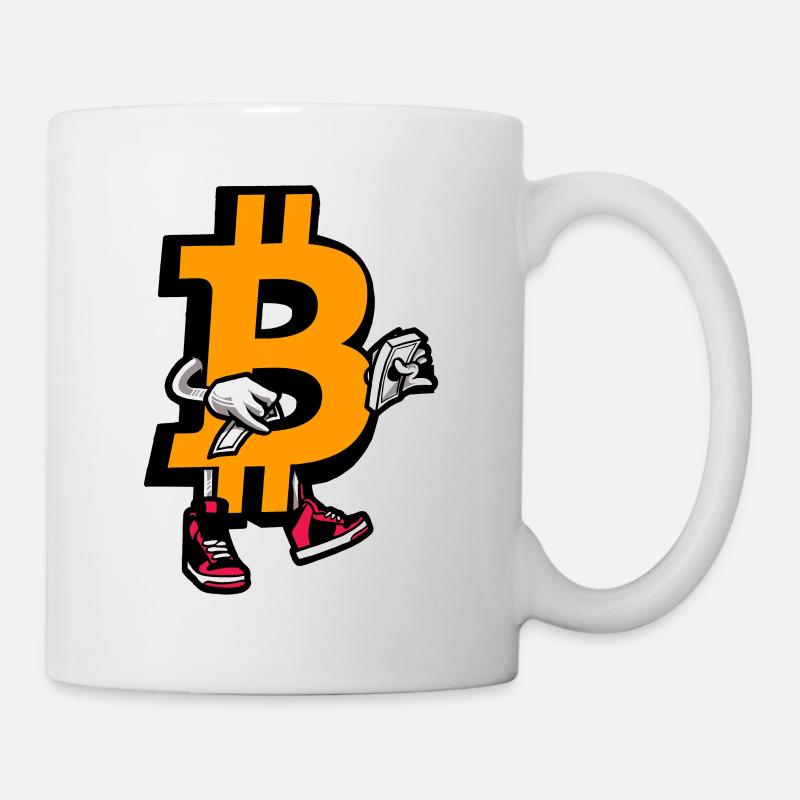 Bitcoin Crypto Lifestyle - Tasse - Weiß