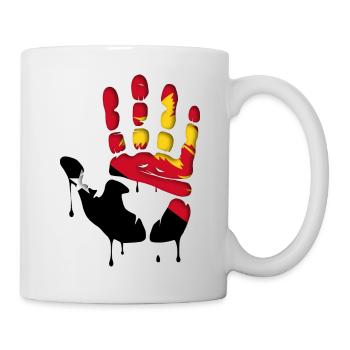 Give me five Papua New Guinea - Mug - white - Right