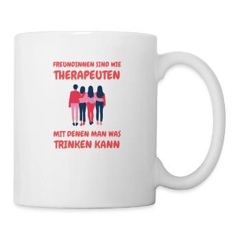 Freundinnen beste Freundschaft Geschenk Party - Tasse - Weiß - Rechts