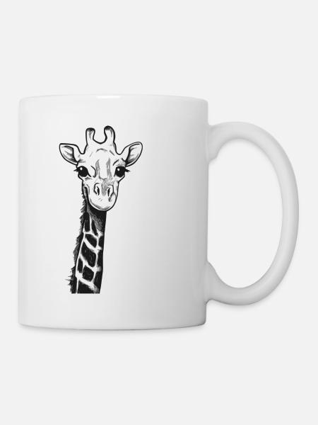 giraffe - Mug - white