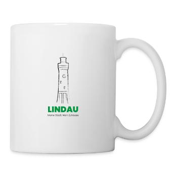 Lindau am Bodensee - Tasse - Weiß - Rechts