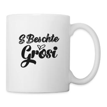 Beschte Grosi Oma Schweiz Lieblingsoma Beste Omi - Tasse - Weiß - Rechts
