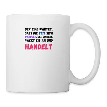 Demo Widerstand Aktivist gesetzt Wahl Bürger - Tasse - Weiß - Rechts