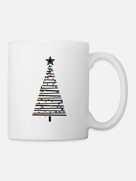 christmas tree - Mug - white
