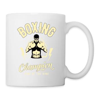 Boxing Champion Box-Sport Kampfsport Geschenk - Tasse - Weiß - Rechts