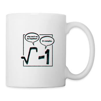 mathe witzig - Tasse - Weiß - Rechts