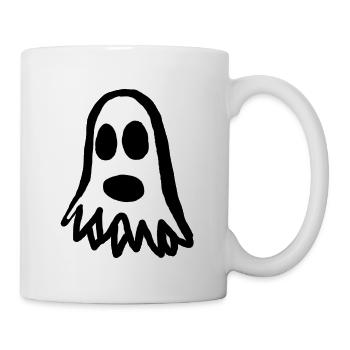 Geist Halloween - Tasse - Weiß - Rechts