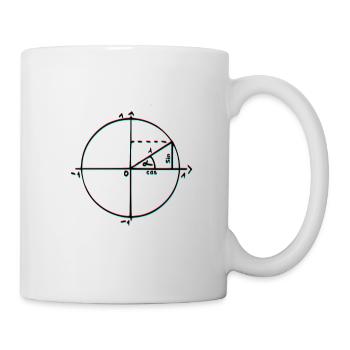 cercle unitaire - Mug blanc - blanc - Droite