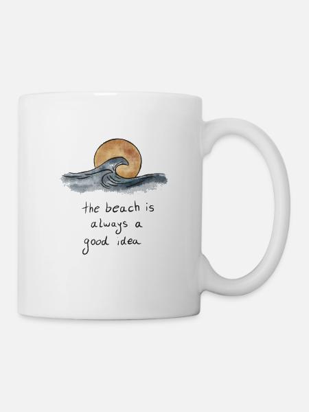 Beach - Mug - white