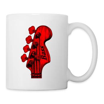 Bass Red - Mug - white - Right