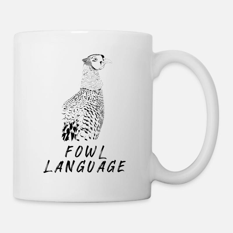 Langue aviaire II - Mug blanc - blanc